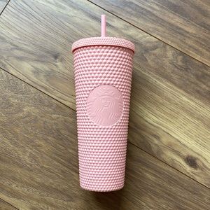 COPY - Starbucks Matte Light Pink Studded Tumbler 24 oz